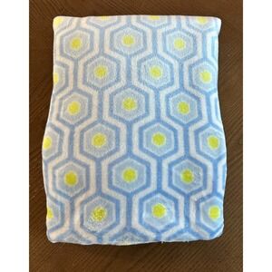Boppy Blue Green Baby Blanket Soft Lovey‎ 30'' x 40" Plush Blankey